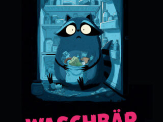Waschbär Räuber